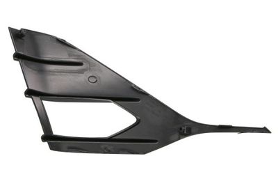 Voorbumper afdekking Voor Rechts (met mistlampgaten, zwart) past: HYUNDAI ELANTRA VII 02.23-