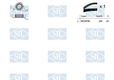 SET CUREA DE DISTRIBUTIE Saleri SIL TK1485 1