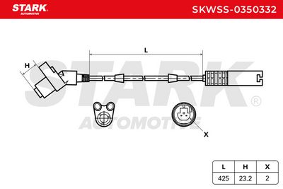 датчик, обороти на колелото STARK SKWSS-0350332