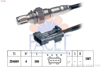 SONDA LAMBDA FACET 107432