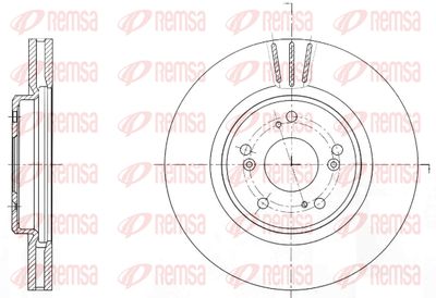 Тормозной диск KAWE 61641 10 для HONDA (GAC) ODYSSEY