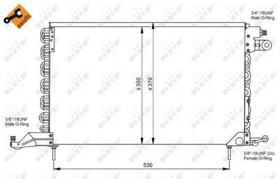 CONDENSATOR CLIMATIZARE NRF 35027 5