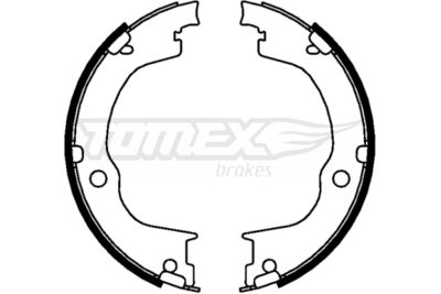 TOMEX Brakes TX 22-77 Ремкомплект барабанных колодок  для OPEL ANTARA (Опель Антара)