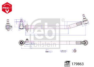 FEBI BILSTEIN Lenkstange