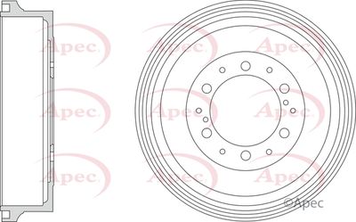 Brake Drum APEC DRM9212