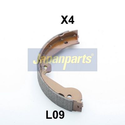 комплект спирачна челюст JAPANPARTS GF-L09AF