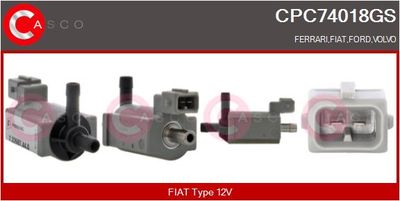 Měnič tlaku, výfukový systém CASCO CPC74018GS