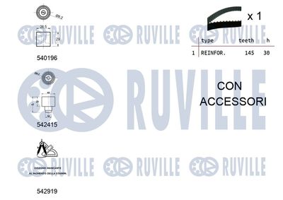 SET CUREA DE DISTRIBUTIE RUVILLE 550498 1