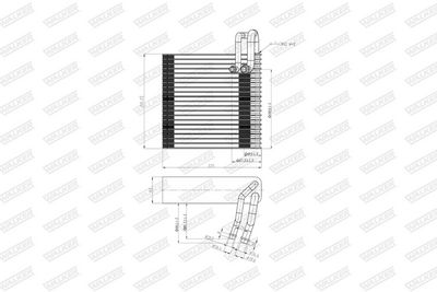 VERDAMPFER KLIMAANLAGE WALKER WEV00102 6