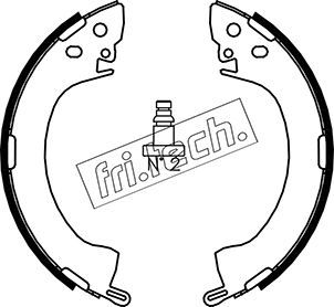 fri.tech. 1064.154 Тормозные колодки барабанные  для MITSUBISHI DELICA (Митсубиши Делика)