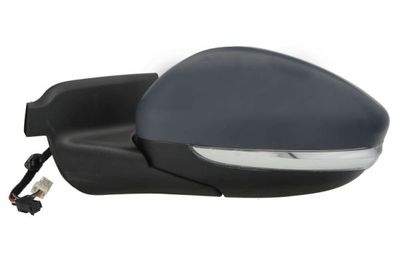 Zijspiegel Links (elektrisch, in reliëf, met verwarming, assistent rijstrookverandering, under-coated, elektrisch opklapbaar, met indicator) past: CITROEN C4 CACTUS 10.17-