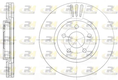 Тормозной диск ROADHOUSE 61370.10 для DODGE NEON
