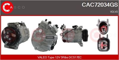 COMPRESOR CLIMATIZARE CASCO CAC72034GS