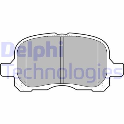 Комплект тормозных колодок, дисковый тормоз DELPHI LP1302 для TOYOTA SPRINTER