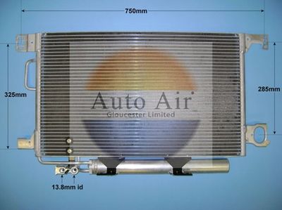 Condenser, air conditioning Auto Air Gloucester 16-1340