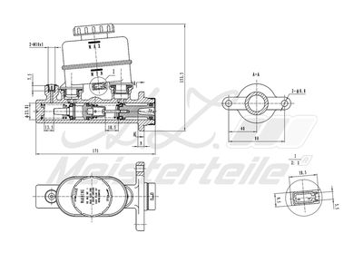 Спирачна помпа A.Z. Meisterteile AZMT-44-110-1051