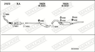 SISTEM DE ESAPAMENT WALKER SE50062