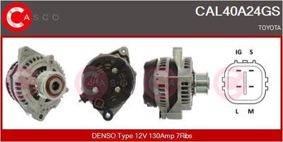 Генератор CASCO CAL40A24GS для TOYOTA DYNA
