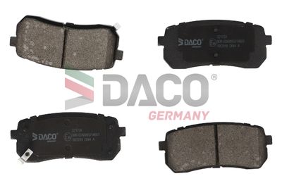 Комплект тормозных колодок, дисковый тормоз DACO Germany 321724 для HYUNDAI ix55