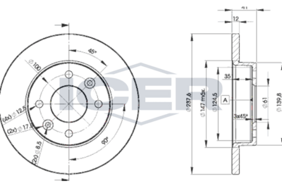 спирачен диск ICER 78BD4705-2