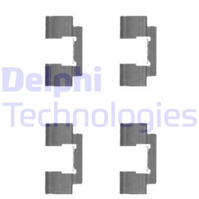 Комплектующие, колодки дискового тормоза DELPHI LX0481 для CHRYSLER PT CRUISER