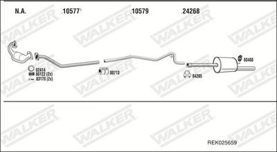 SISTEM DE ESAPAMENT WALKER REK025659