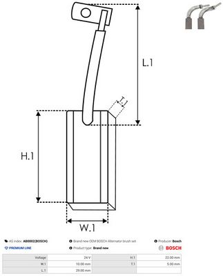 PERIE GENERATOR AS-PL AB0002BOSCH 1