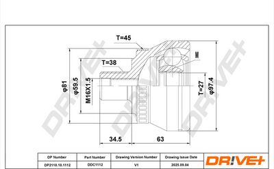 GELENKSATZ ANTRIEBSWELLE