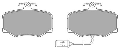 Комплект тормозных колодок, дисковый тормоз FREMAX FBP-0737 для JAGUAR XJ220
