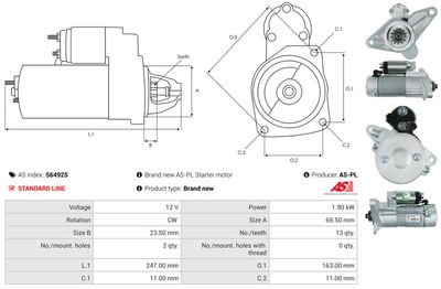 STARTER AS-PL S6492S 4