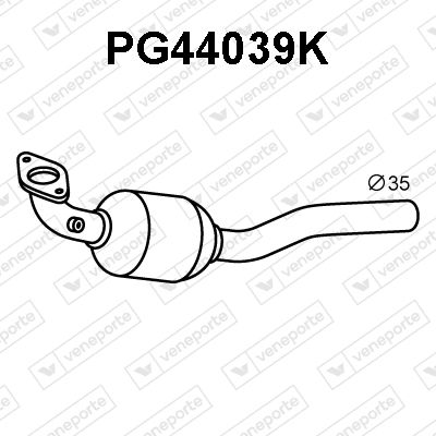 Катализатор VENEPORTE PG44039K для CITROËN C1