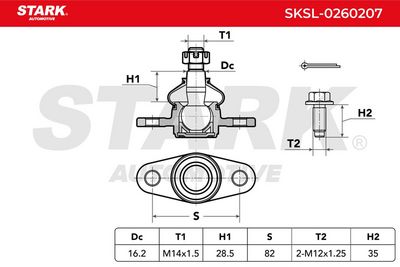 Шарнири STARK SKSL-0260207