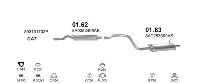 SISTEM DE ESAPAMENT POLMO POLMO00692