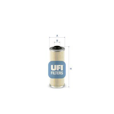 Oliefilter (patroon) past: URSUS 7524, 6024  AKTIV FISCHER M 800  ALLIS CHALMERS 715, 715D  BERLIET 550K  BROOME & VADE CA2, CA3  CATERPILLAR 206B, 212B, 416, 416 II, 426, 426 II, 428, 436 II