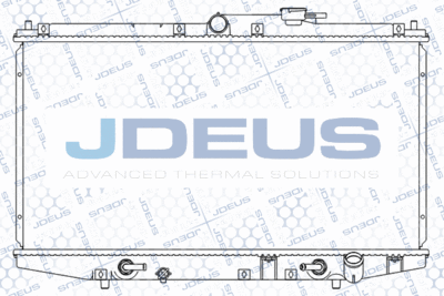 Радиатор, охлаждение двигателя JDEUS M-0130520 для HONDA ACCORD