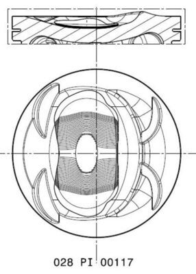 Kolv MAHLE 028PI00117002