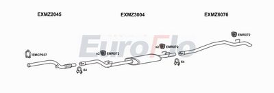 Układ wydechowy EUROFLO MZSPR22D7001A00