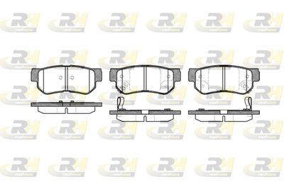 Комплект тормозных колодок, дисковый тормоз ROADHOUSE 2746.02 для HYUNDAI MATRIX