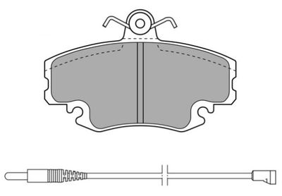Комплект тормозных колодок, дисковый тормоз FREMAX FBP-0920 для DACIA SOLENZA