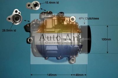 Compressor, air conditioning Auto Air Gloucester 14-0041