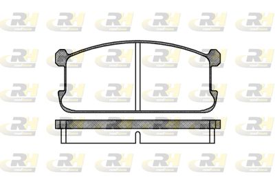 Комплект тормозных колодок, дисковый тормоз ROADHOUSE 2106.00 для MITSUBISHI CORDIA