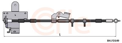 BREMSSCHLAUCH COFLE 92BHFD149