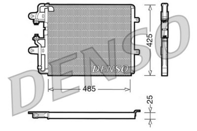DENSO DCN09030 Радиатор кондиционера  для FIAT CROMA (Фиат Крома)