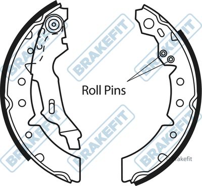 APEC Brake Shoe Set BSH1107