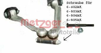 Mounting and Bolting Kit, control/trailing arm 55002118