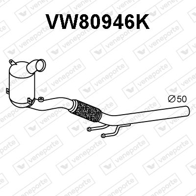 Катализатор VENEPORTE VW80946K для SEAT ARONA