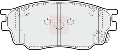 APEC Brake Pad Set, disc brake PAD1301