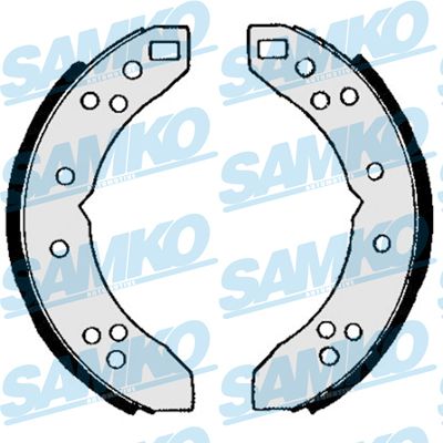 Комплект тормозных колодок SAMKO 83630 для TRIUMPH HERALD