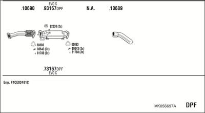 Układ wydechowy WALKER IVK056697A