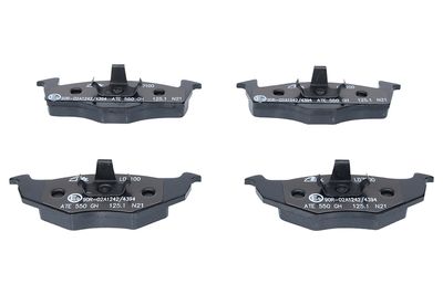 Brake Pad Set, disc brake 13.0470-7100.2